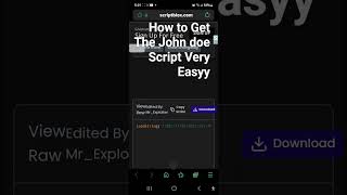 How to get the John doe script #roblox Net Worth