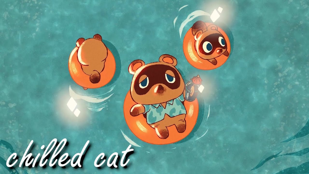 Animal Crossing OST lofi remix chill beats with rain sounds [relax