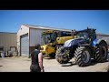 NEW HOLLAND T7HD BLUEPOWER with square baller