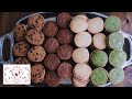 ４種のアイスボックスクッキーの作り方 Ice box cookies