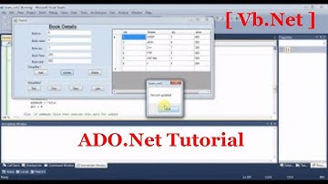 Select Insert update delete (CRUD) in vb.net [ADO.Net]