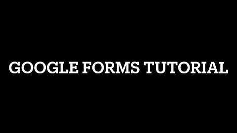 Google Forms Screencast