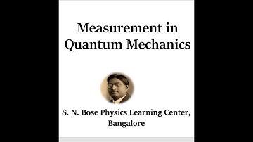 Measurement in Quantum Mechanics for CSIR-NET GATE JEST TIFR IIT-JAM in Physics