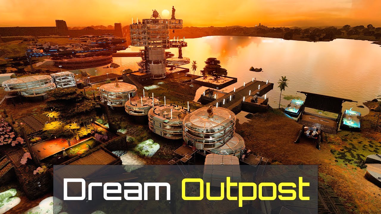 New Atlantis Outpost Rebuild - Little Town Tour - STARFIELD Outpost ...