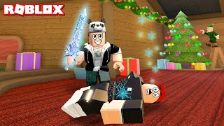 Buz Kılıcı ile Herkesi Yakaladım! Katil Kim Oynuyoruz  Panda ile Roblox Murder Mystery 2