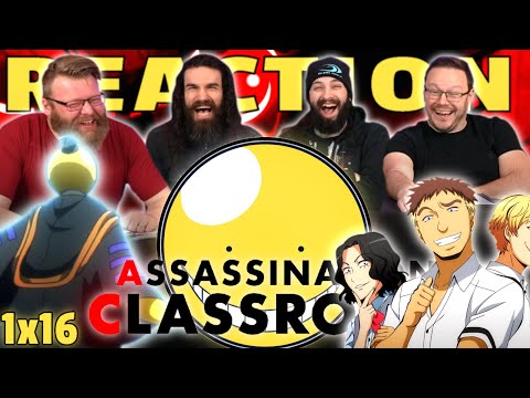 Assassination Classroom 1x16 REACTION!! "Closing Time: First Term"