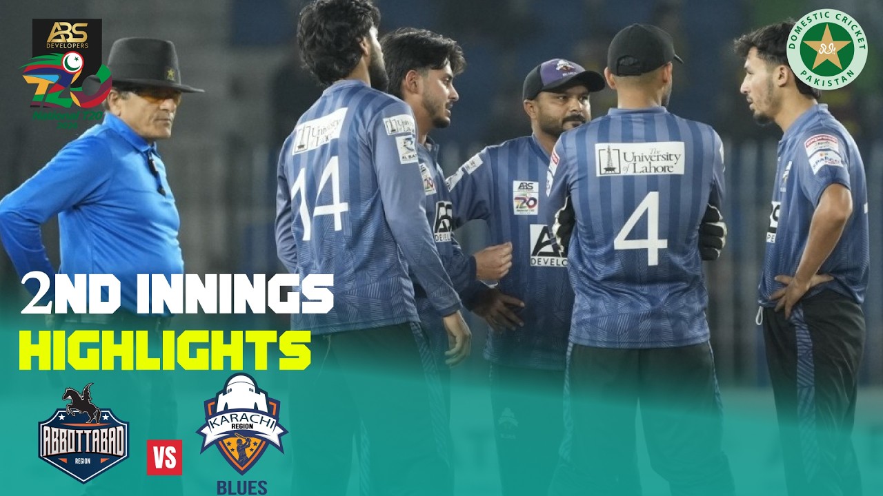 2nd Innings Highlights | Abbottabad vs Karachi | ABS Developers National T20 Cup | MZA1K