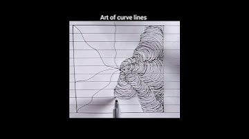 Art of curve lines#shorts #short #youtubeshorts #creation #youtubeshorts #artoflines