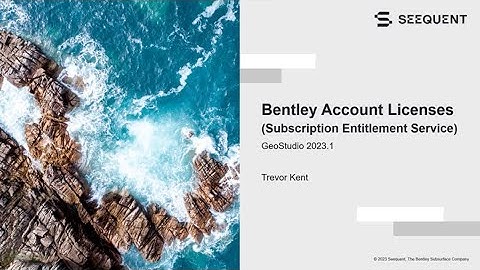 GeoStudio Licensing: Bentley SES License