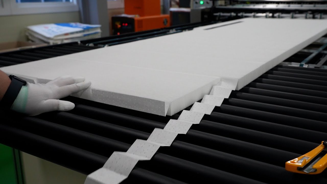 Процесс изготовления фильтров автомобильного кондиционера.