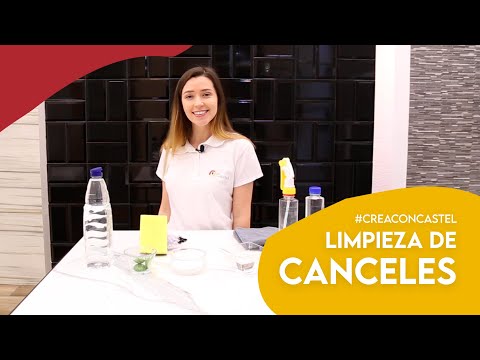 ¿Cómo limpiar canceles de baño? | #CreaConCastel