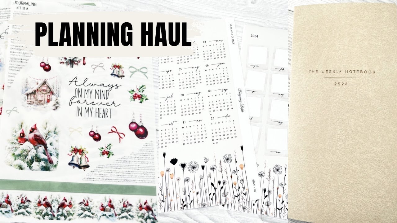 Planning haul || Planner stickers