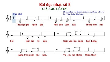 Bài đọc nhạc số 5 lớp 8. Chân trời sáng tạo ( đã chỉnh theo SGK )