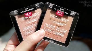 review & swatch สีบรัชออน Wet n Wild Ombre Blush 2 เฉดสีสวยฉ่ำวาว l tangkwas style.