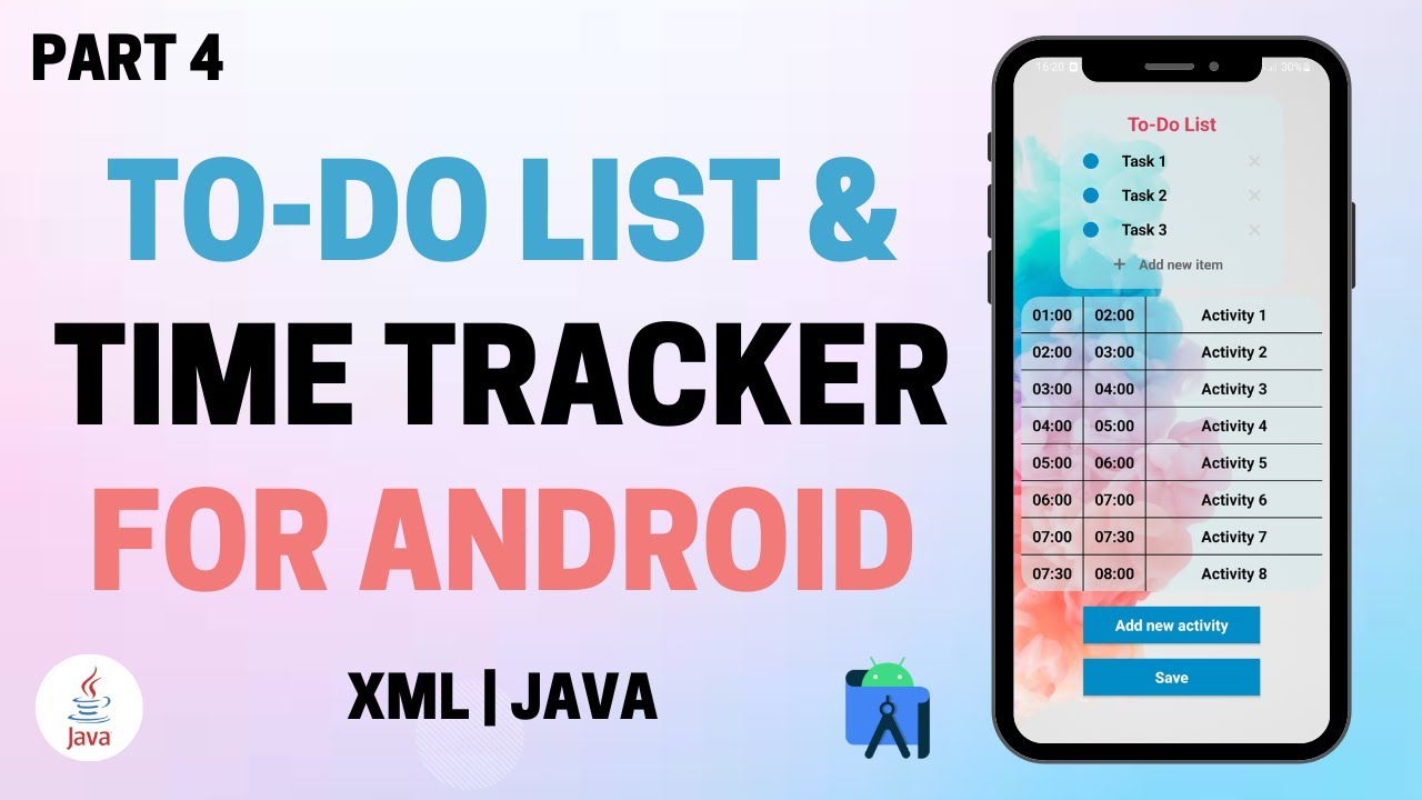 To-Do List and Time Tracker for Android using Java (Part 2) - YouTube