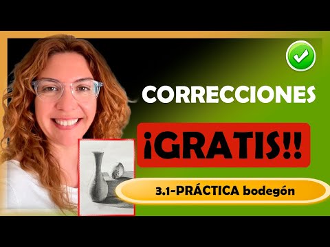 CORRECCIONES práctica Bodegón. 3.1 LUCES Y SOMBRAS. Curso de dibujo GRATIS
