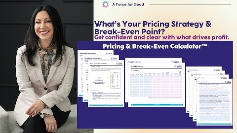 Pricing Strategy & Break Even Point