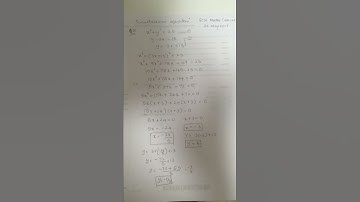 Gcse Maths exam 2017 - Q20 simultaneous equation solution