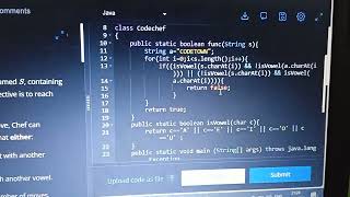 Reach Codetown Strings/ java codechef solution