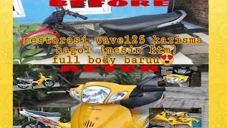Restorasi karisma MOCIN KTM menjadi honda karisma bagol wave125 THAILAND #wave125 #bagol #restorasi