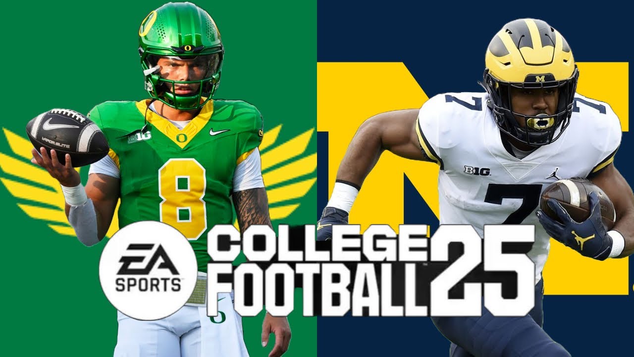 Oregon vs Michigan CFB Simulation|EA Sports College Football 25 - YouTube