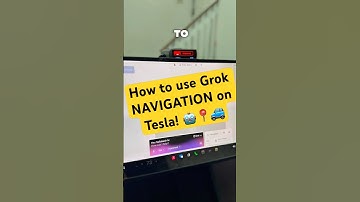 How to USE Grok with NAVIGATION on Tesla! 🤖📍🚙 #tesla #tech #ai