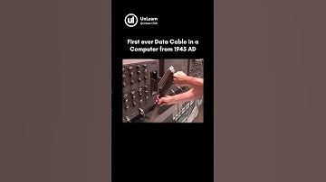 This 1945 Computer Used the World’s First Data Cable 🔌 #techhistory