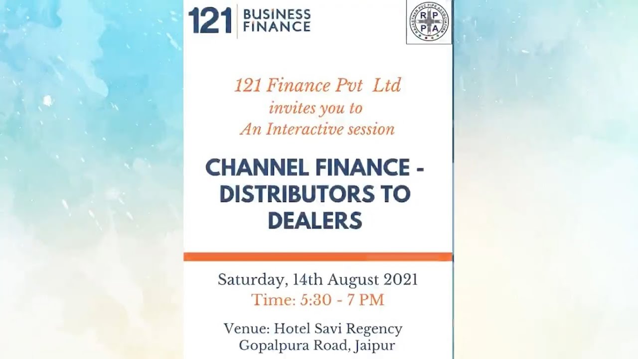 Interactive Session on Channel Finance - Distributors to Dealers