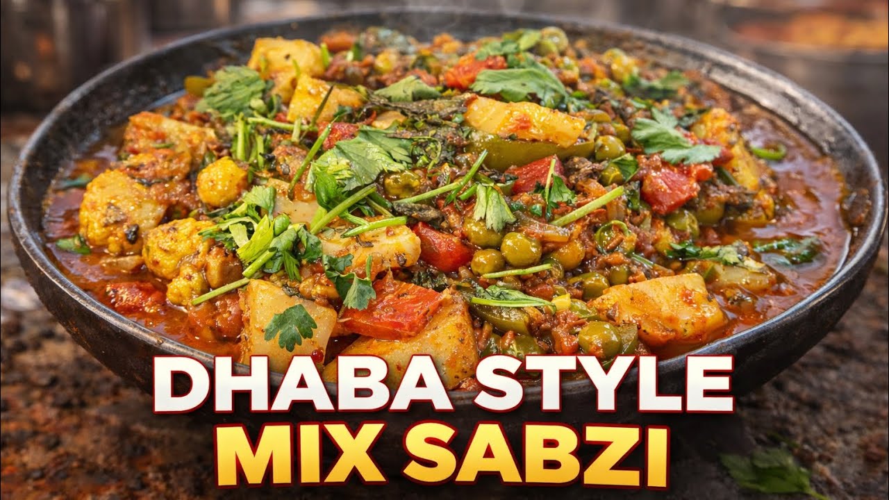 DHABA STYLE MIX SABZI | easy and delicious recipe | recipe 2026