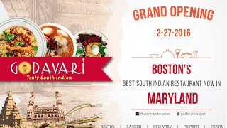 Godavari Restaurant Grand Opening in Maryland