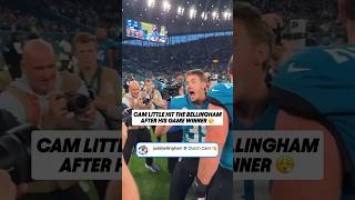 Cam Little had to show love to Jude Bellingham in London 🙌  (via @nfl)