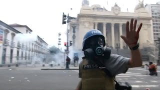 Video: Mirá los incidentes y destrozos en Brasil por la huelga
