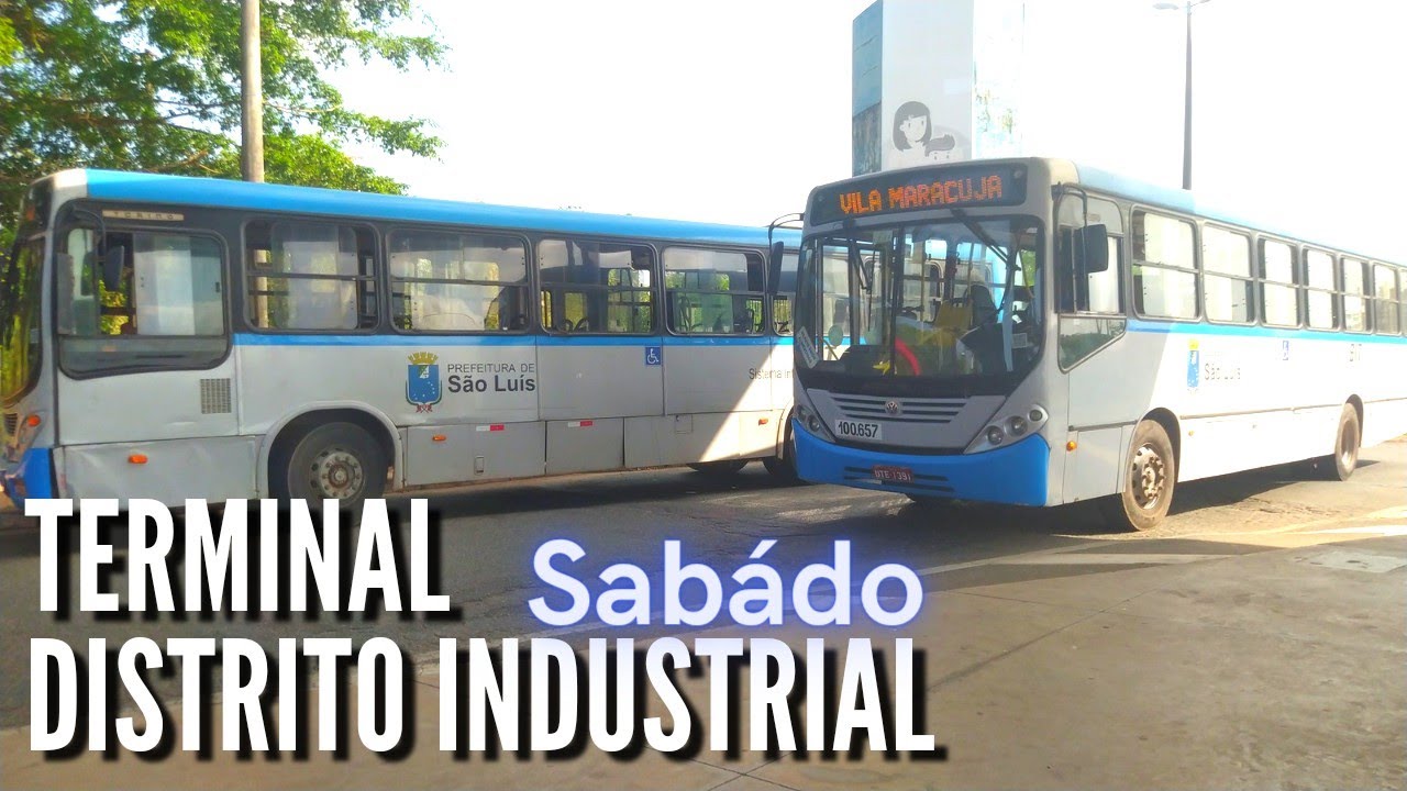 Movimentação De Ônibus No Terminal Do Distrito Industrial(Sábado), São Luís Ma