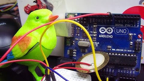 Arduino Bird Chirp Machine Implemented by a Single Piezoelectric (Piezo) Buzzer (使用單個壓電蜂鳴器製作震動感測鳥叫機)