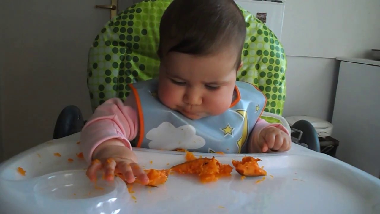 Baby Led Weaning Day 2 Pumpkin YouTube