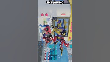 Deadpool, Headpool, Dogpool & Wolverine #3dmodeling #3danimation #animation #blender3d