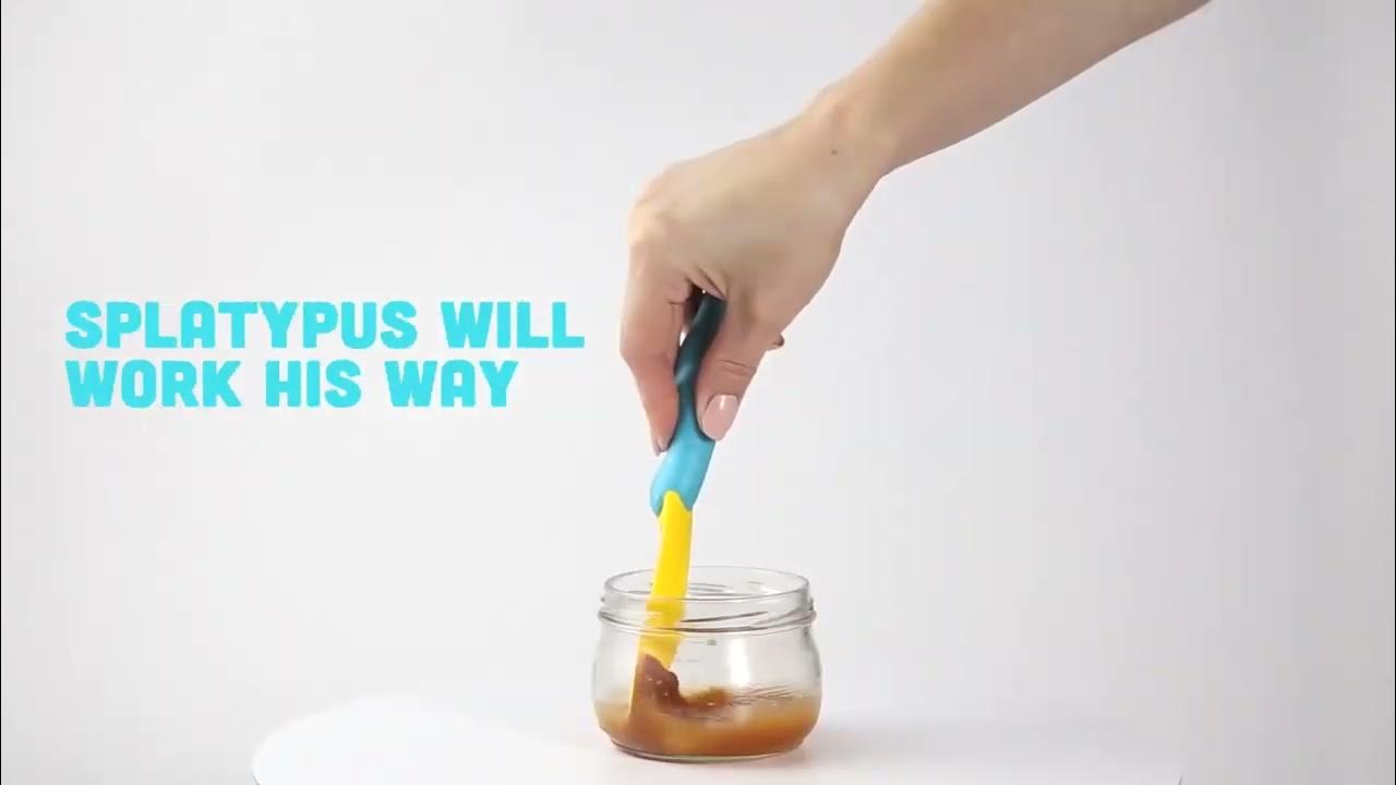 Splatypus Jar Spatula Unique Kitchen Gadgets BPA free & 100 Food Safe