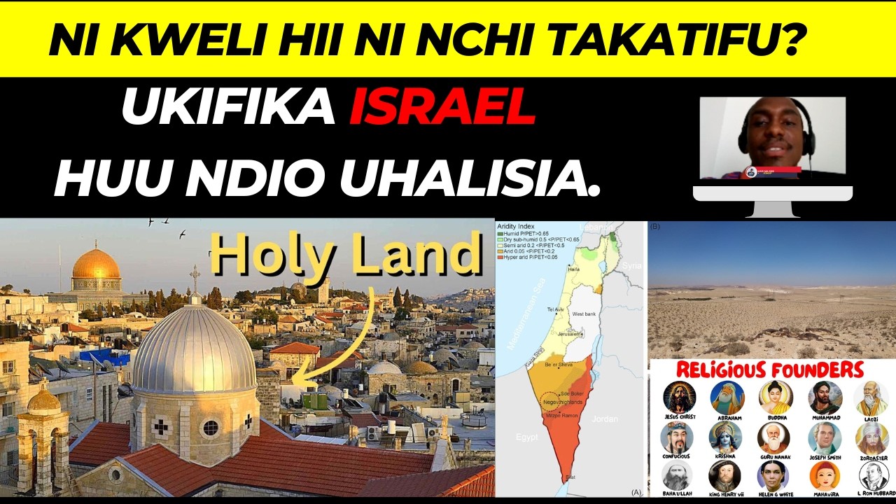 #LIVENAGEE : ISRAEL UKIISIKIA NI ASALI NA MAZIWA, UKIFIKA NI JANGWA  TUPU | JE? NI NCHI TAKATIFU?