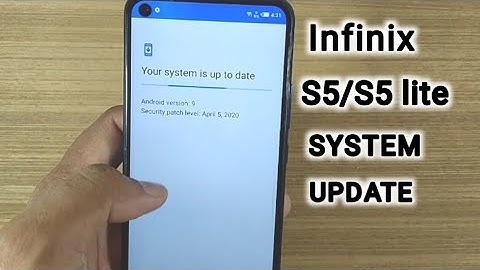 Infinix S5 & S5 lite  System Update || Online Update ||