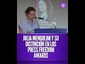 Julia Mengolini y su distinción en los Press Freedom Awards