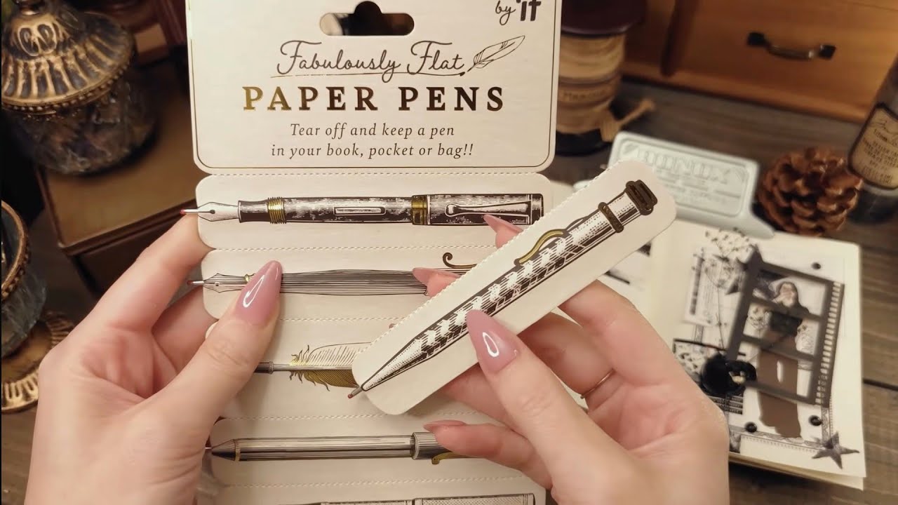 ASMR｜コラージュをして日記をつける/Collage and keep a diary｜Scrap booking ideas