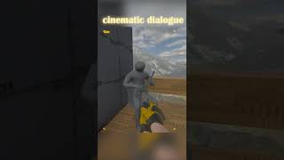 I added cinematic dialogue to my indie fps game  #gaming #unity #gamedesign #gamedev #garrysmod