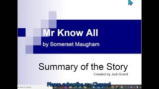 mr know all story