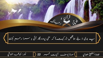 (28) سورة يوسف ء بلوچی رجانک آیات نمبر 55 ۔ 54 ۔ 53