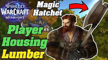 Houthakken in WoW-spelershuisvesting! Hoe werkt het?