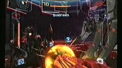 Metroid Prime 2 Quadraxis No Dark Suit / 1 Energy Tank On Veteran