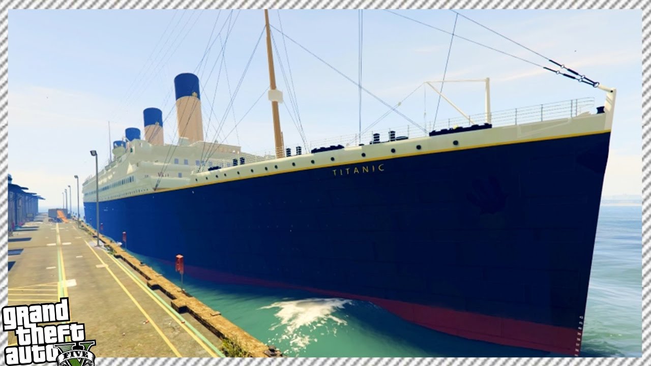 Titanic Sinking Ship Simulator In Titanic Gta 5 Mods Gameplay