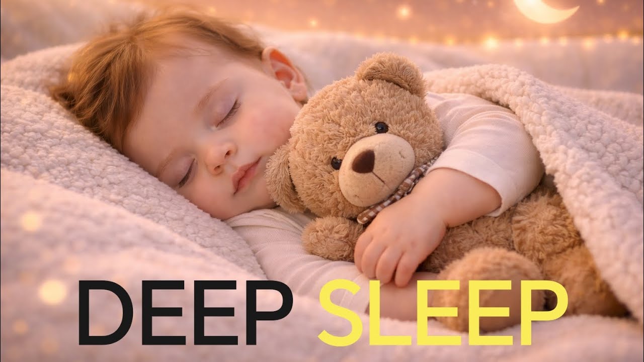 Deep Sleep Lullaby with Soft Bells 🌙 | Calm Baby Sleep Music | Gentle Bell Sounds for Relaxation 5h