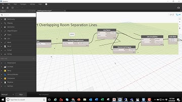 Resolve Wall and Room Separation Line Overlap Warnings using Dynamo(*)