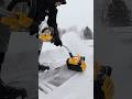 Easiest way to shovel snow #snowblower #snow